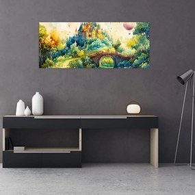 Tablou - Castel de Poveste (120x50 cm)