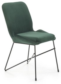 Scaun K454 catifea verde – H83 cm