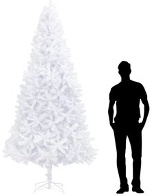 Brad de Craciun artificial, alb, 300 cm 1, Alb, 300 cm