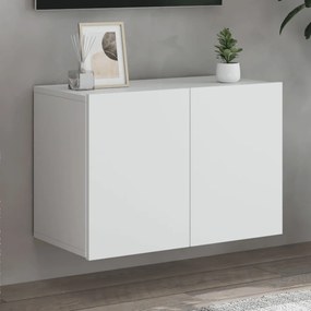 vidaXL Comodă TV de perete, alb, 60x30x41 cm