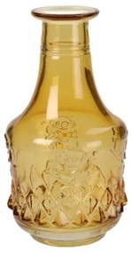 Vaza Glassy Golden din sticla, galben, 8x17 cm