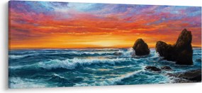 Tablou - Apus de soare (120x50 cm)
