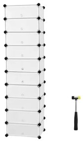 Raft modular cu sertare BOXIFY, alb