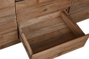 Bufet, natur, din lemn de pin reciclat, Albarel