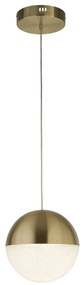 Lustra, Pendul LED Marbles alama satinata