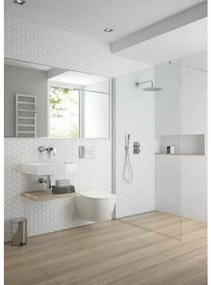 Furtun de dus Deante extensibil platina 150 cm