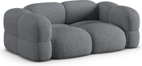 Canapea 3 locuri, Loretto, Cosmopolitan Design, 210x100x68 cm, tesatura structurata, gri