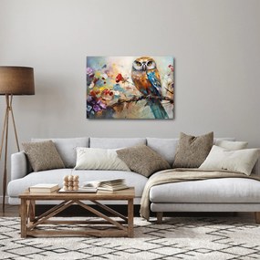 Tablou - Bufniță pictată (70x50 cm)