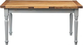 Masa extensibila, L160(290) 90 H80 cm, natur gri antic, lemn masiv