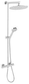 Coloana de dus cu termostat crom lucios Ferro, Trevi Crom lucios