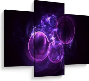 Tablou abstract cu bulbuci (90x60 cm)