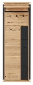 Cuier Reno Smoked Oak, Furnir Din Lemn Masiv 55 Cm