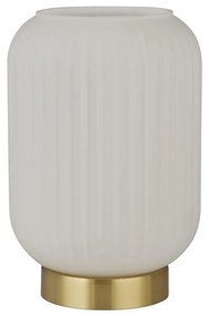 Veioza, Lampa de masa din sticla alba Pearl