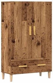 vidaXL Dulap înalt, lemn vechi, 70x31x115 cm, lemn compozit