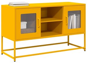 vidaXL Dulap TV, galben muștar, 100,5x39x60,5 cm, oțel