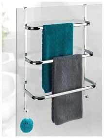 Suport pentru prosoape Wenko Towel Holder Chrome, 21 x 54 cm, argintiu