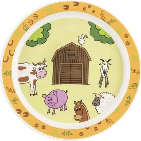 Farfurie întinsă UH pentru copii Orion FARMA,  diametru 21,5 cm