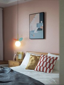 Lustra Tip Pendul Cu Petale Colorate