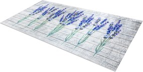 ANDRE 2716 covor lavabil Lavandă anti-alunecare - gri / violet