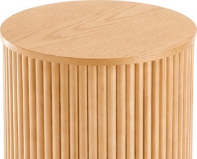Măsuță de cafea rotundă Tamis 40 cm - natural