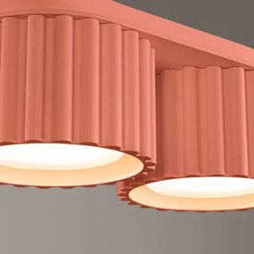 Sollux SL.1828 - Lampă spot AURA, 2x GX53, 10W, 230V, roz