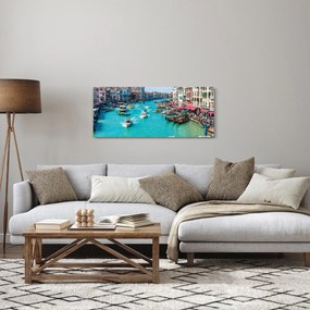Tablou - Canalul Grande, Veneția, Italia (120x50 cm)