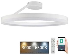 Lustră LED dimabilă aplicată LED/40W/230V 3000-6500K alb + telecomandă