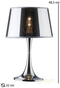 Veioza, lampa de masa LONDON CROMO TL1 BIG 032375