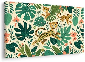 Tablou pui de ghepard în junglă