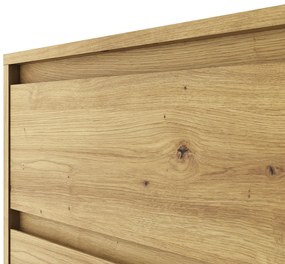 Comoda BOGAN 3S70, stejar artisan