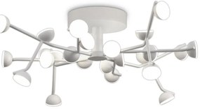 Plafoniera, Lustra aplicata LED design modern ADN alb Small