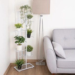 Suport pentru flori 4Home Level, alb