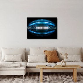 Tablou pe sticlă cu stadion de fotbal (70x50 cm)
