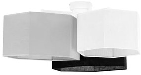 Lustră aplicată Duolla ROLLER TRIO HEX 3xE27/15W/230V negru/gri/alb