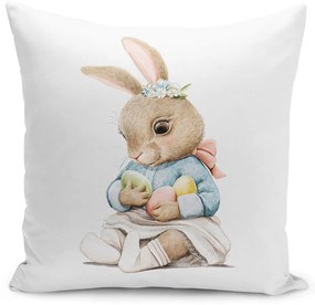 Față de pernă 43x43 cm cu model de Paști – Mila Home