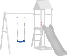 vidaXL Leagăne cu frânghii, 2 buc., albastru, 37x15 cm, polietilenă