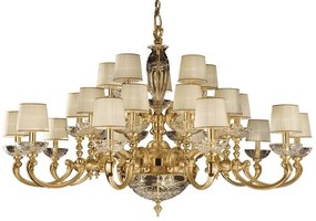 Candelabru XXL cu 25 brate LUX realizat manual Ofelia