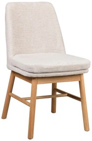 Scaune de dining bej 2 buc. Amesbury – Rowico