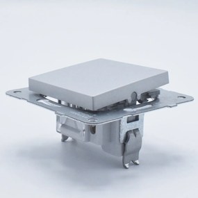 Intrerupator simplu, 10A, IP20, Argintiu, Panasonic Arkedia Slim / Karre Plus