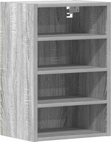 vidaXL Dulap suspendat “Riga”, gri sonoma, 40x29,5x60 cm