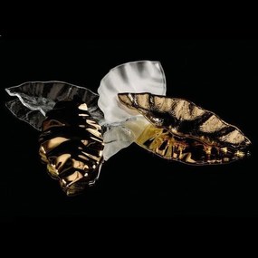 Element decorativ suspendat design frunze care cad din tavan Leaf A clear