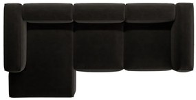 Coltar 3 locuri Bergamo stofa L304 cm
