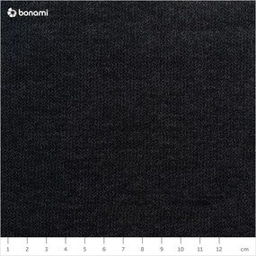 Colțar extensibil cu spațiu pentru depozitare Melart Louise, negru