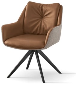 SCAUN TIP FOTOLIU ROTATIV ARMONY - IMITATIE PIELE - MARO