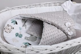 ShopJK FAȘĂ ÎNFĂȘAT COPII CU DOUĂ FEȚE - MINKY SAFARI