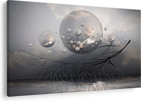 Tabloul bilelor abstracte (90x60 cm)