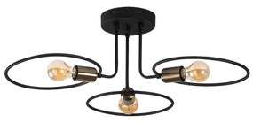 Lustră aplicată CIRCLE 3xE27/40W/230V