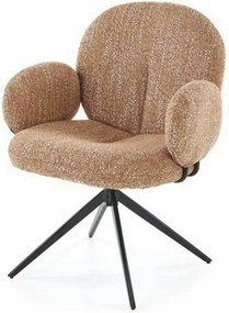 Scaun K568, scortisoara/negru, stofa clasica/otel, 65x64x82 cm