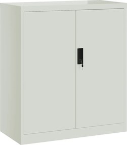 vidaXL Fișet, gri deschis, 79x40x90 cm, oțel