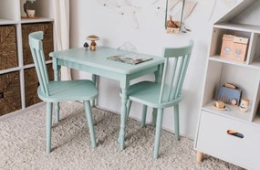Masa pentru copii cu 2 scaune mint Oxford